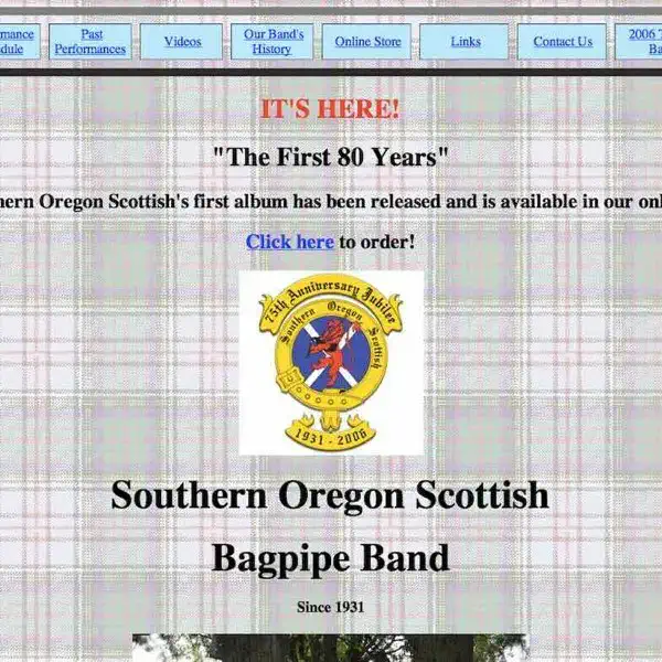southern oregon scottish bagpipe band