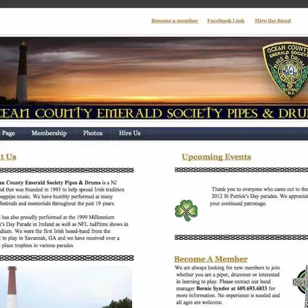 ocean county emerald society pipes and drums