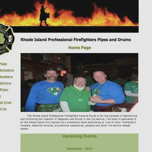 rhode island professional firefighters pipeband