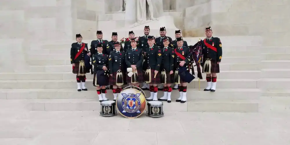 The Nova Scotia Highlanders Pipes and Drums