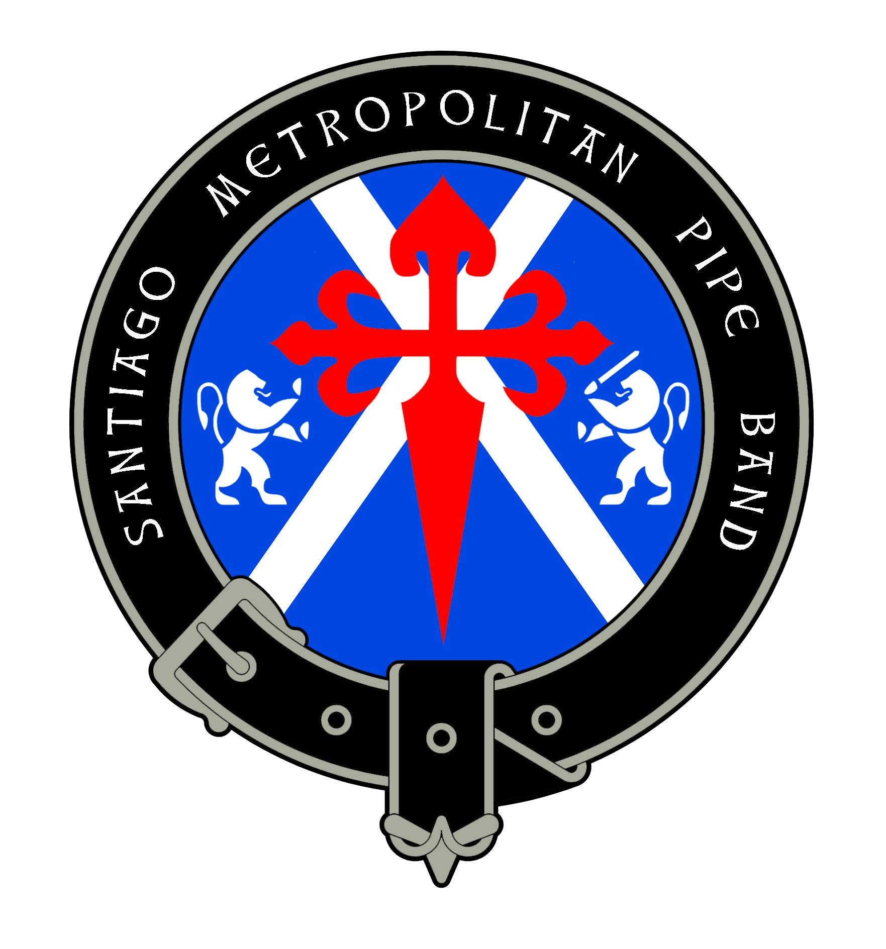 Santiago Metropolitan Pipe Band crest