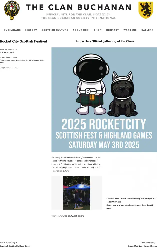 Rocket City Scottish Festival