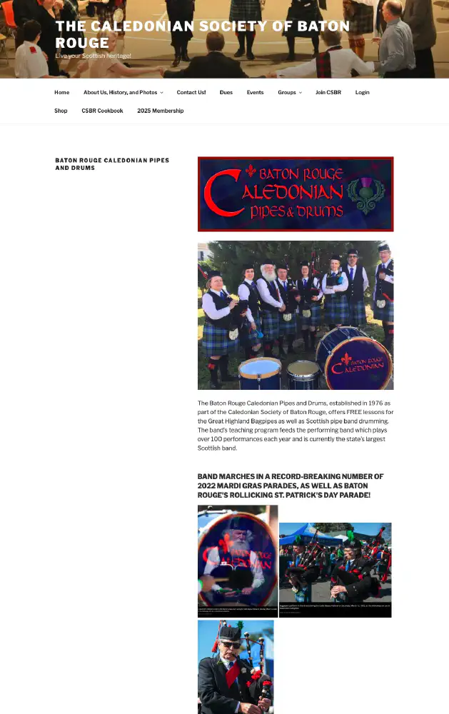 Baton Rouge Caledonian Pipes and Drums