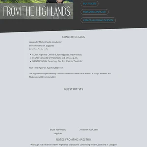 From the Highlands Concert