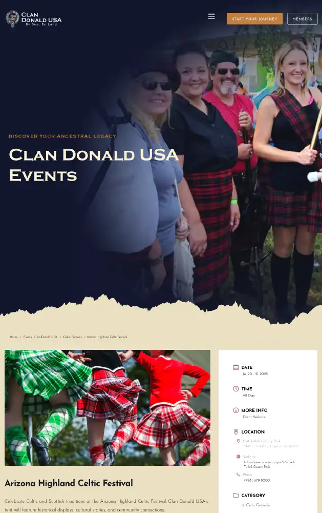 Arizona Highland Celtic Festival