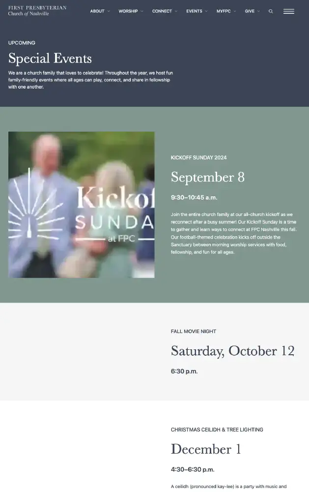 Kirkin' o' the Tartan Festival
