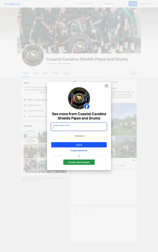 St. Baldrick's Event with Coastal Carolina Shields Pipes and Drums