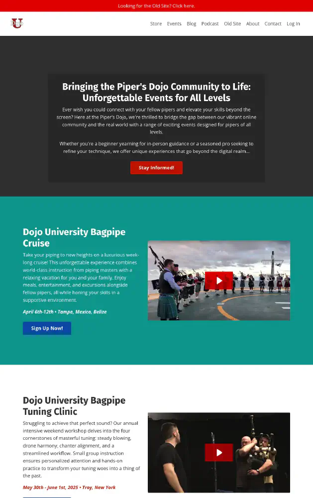 Dojo University Bagpipe Tuning Clinic
