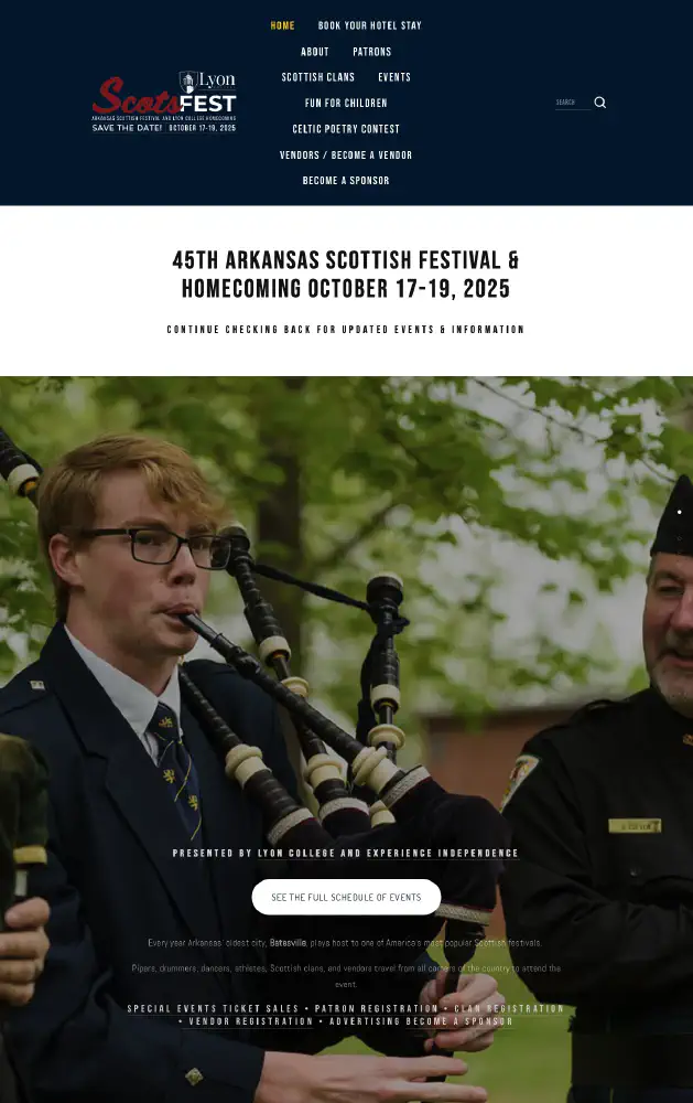 45th Arkansas Scottish Festival