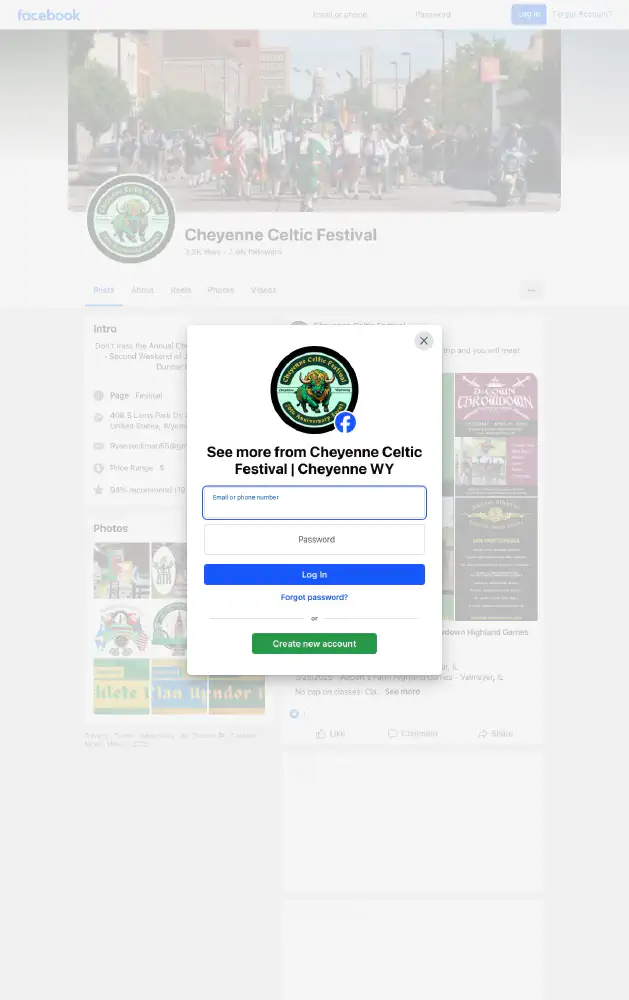 Cheyenne Celtic Festival