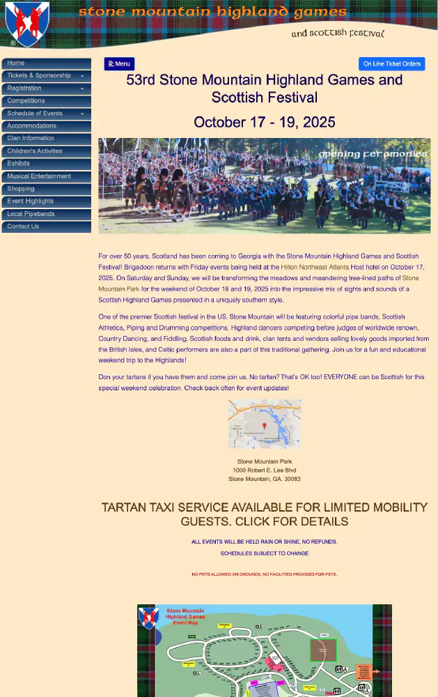 Stone Mountain Highland Games and Scottish Festival