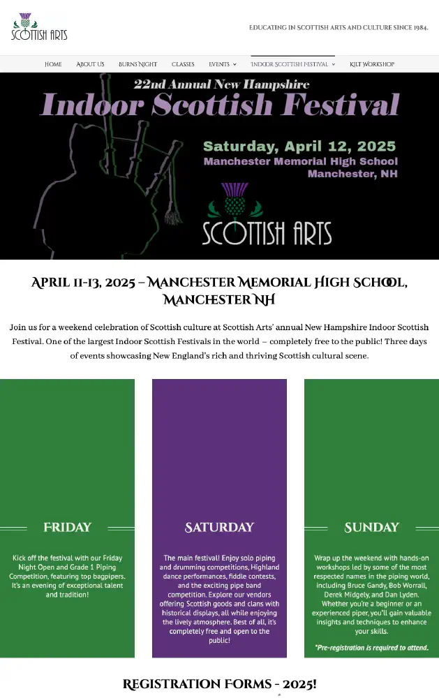New Hampshire Indoor Scottish Festival
