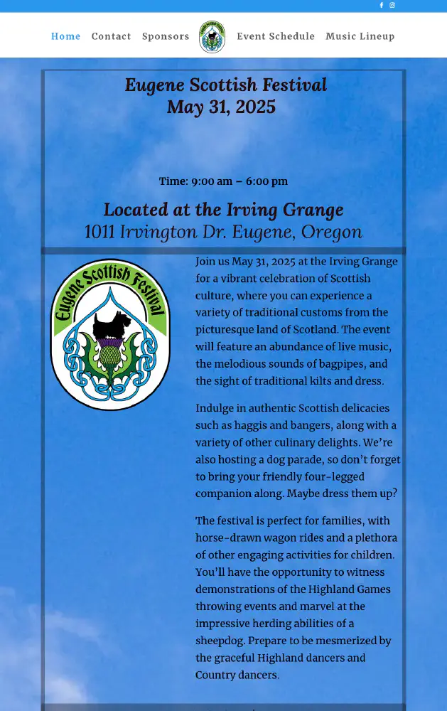 Eugene Scottish Festival