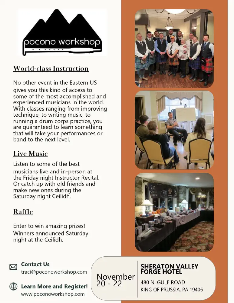 Pocono Workshop 2026