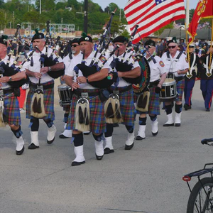 The Nassau County Police Emerald Society Pipe Band