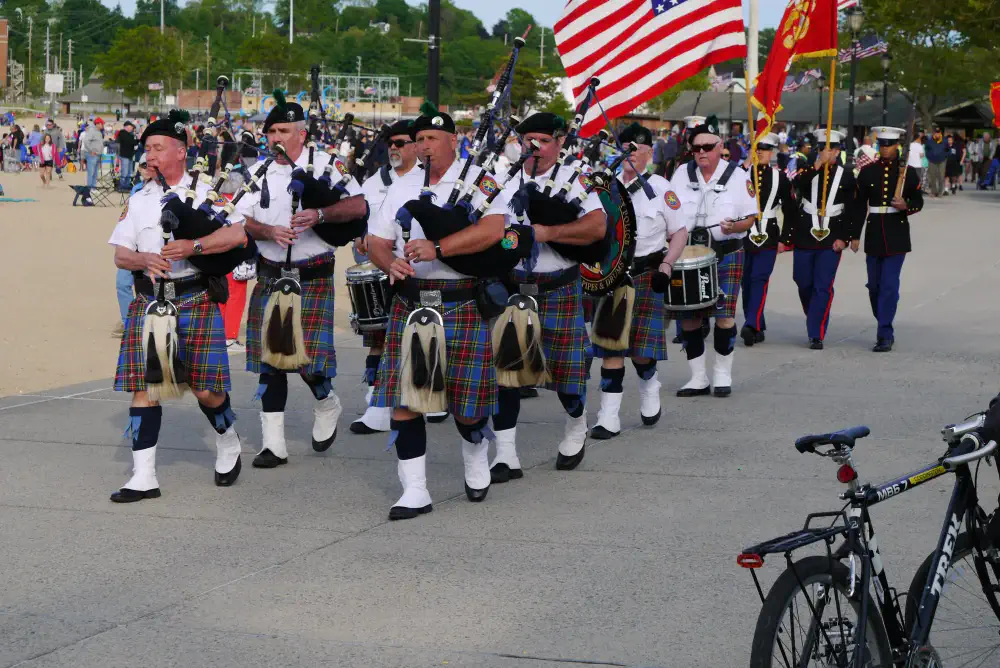 The Nassau County Police Emerald Society Pipe Band