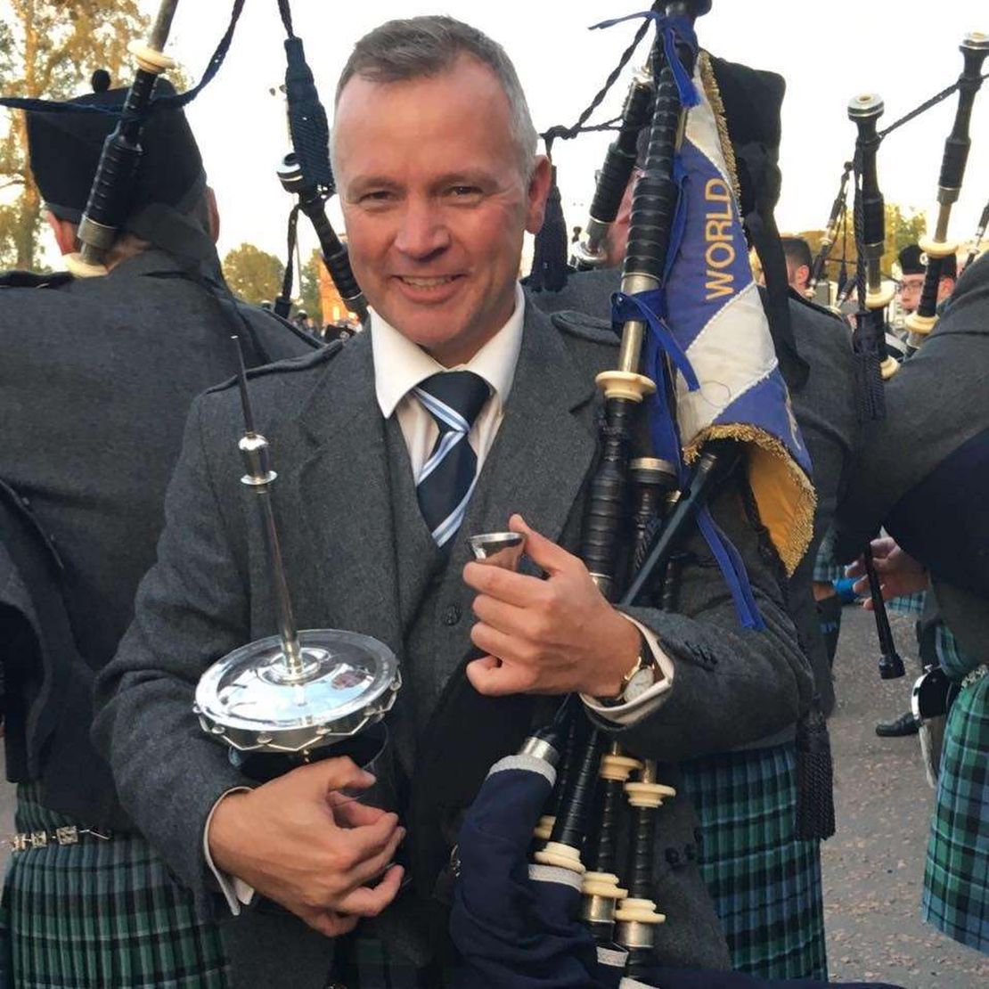 World Champion Pipe Major in Australia