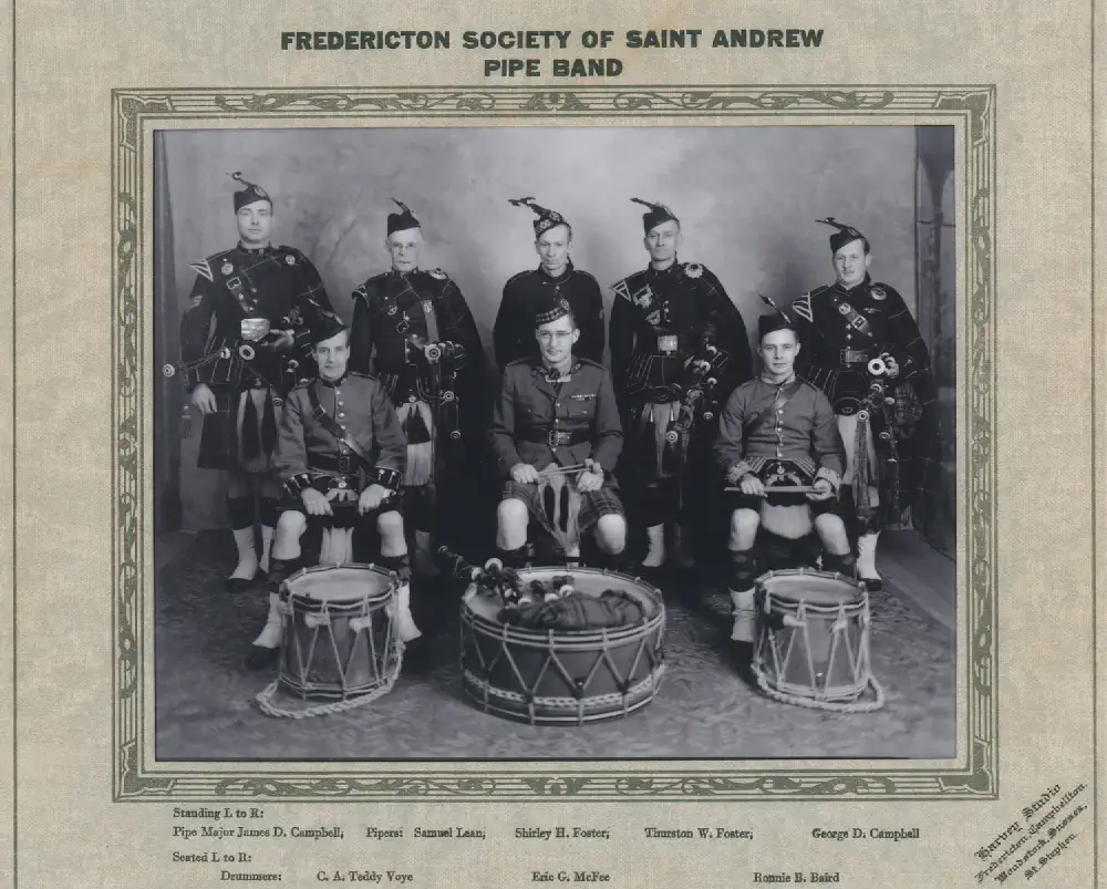 Fredericton Society of Saint Andrew Pipe Band