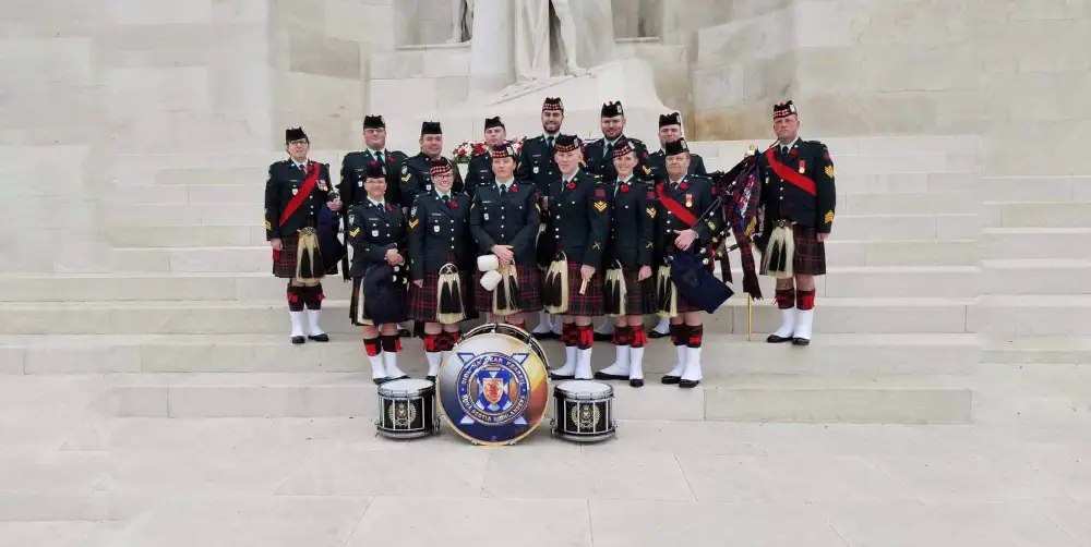 The Nova Scotia Highlanders Pipes and Drums