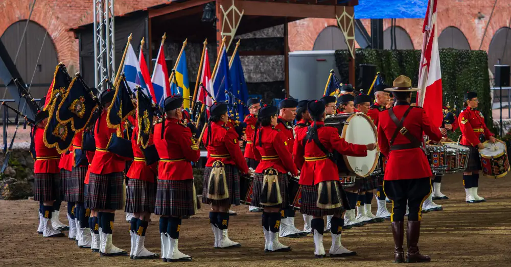RCMP Pipes & Drums, New Brunswick