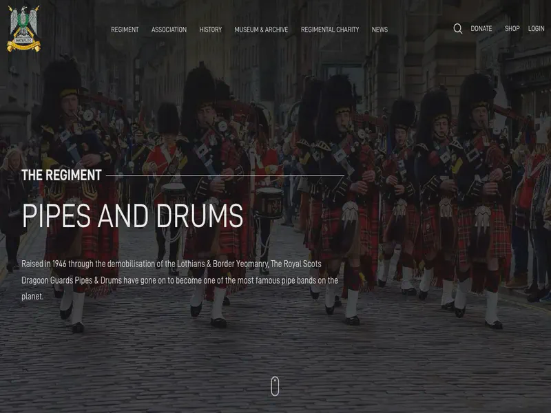 Website preview for www.scotsdg.org.uk